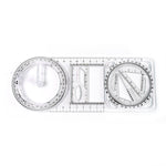 Geometry drawing tool with scale and stencil templates
