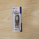 Versatile metal keychain secured with rotating lock for outdoor use.