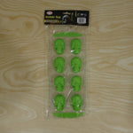Halloween style skull ice cube tray with lid