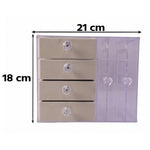 Elegant jewellery organizer for rings, studs and bracelets