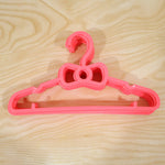Plastic hanger set for toddler and infant clothing