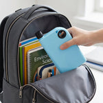 Slim portable leak resistant bottle