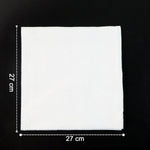 Luxe soft and absorbent disposable table napkins for parties.