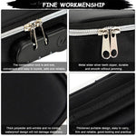 4 Layer Zipper Stationery Pouch Pencil Case with Combination Lock for Students