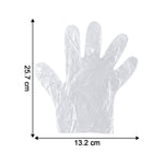 Plastic gloves for cooking and kitchen use