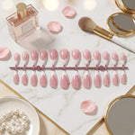 Artificial nails white bg