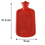 Hot water bag size and capacity details
