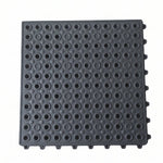 Drainage holes in bathroom anti slip mat for water flow