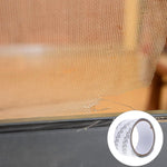 Fiberglass mesh repair tape designed for mosquito nets and screen repairs