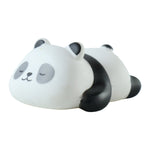 Sleeping panda night light with warm LED for children's bedrooms