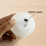 Crystal-textured LED table lamp producing soft diffuse light