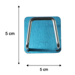 Size guide for stainless steel wall hook with adhesive