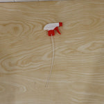 Live photo of red spray nozzle trigger head