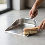 Steel dustpan white bg