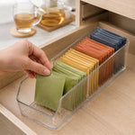 Transparent plastic tea bag storage organizer 8