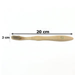Soft Bristle Bamboo Toothbrush, Eco-Friendly Wooden Toothbrush for Travel (1 Pc)