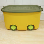Durable 25 litre wheeled storage box for versatile storage