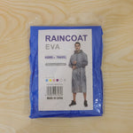 Blue EVA rain coat 1 pc