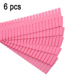 Packaging of the adjustable drawer organizer set, showing multiple pieces.