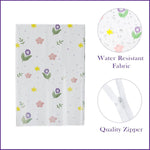 Dustproof washing machine cover shielding top load washer from dirt