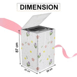 Dimension details printed washing machine cover for top loaders