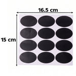 Erasable chalkboard stickers for spice jars and storage