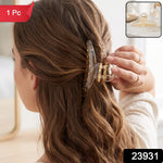 Stylish Plastic Hair Clip Transparent Claw Clutcher for Women
