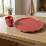Multipurpose plastic serving tableware set