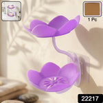 The wall mounted double layer soap dish holder shown in its product packaging.