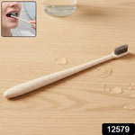 Product packaging for the MintGuard Soft-bristle Toothbrush, highlighting eco-friendly features.