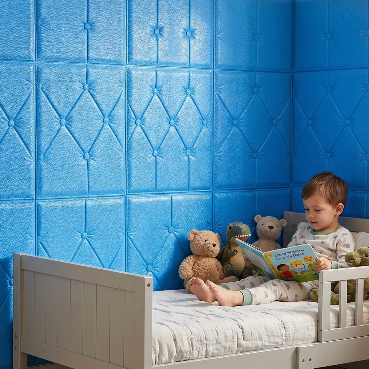 Various colors & textures of 3D self-adhesive wallpaper samples