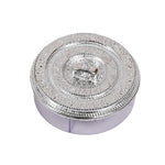 Detailed shot showing the secure lid of the snack storage container.