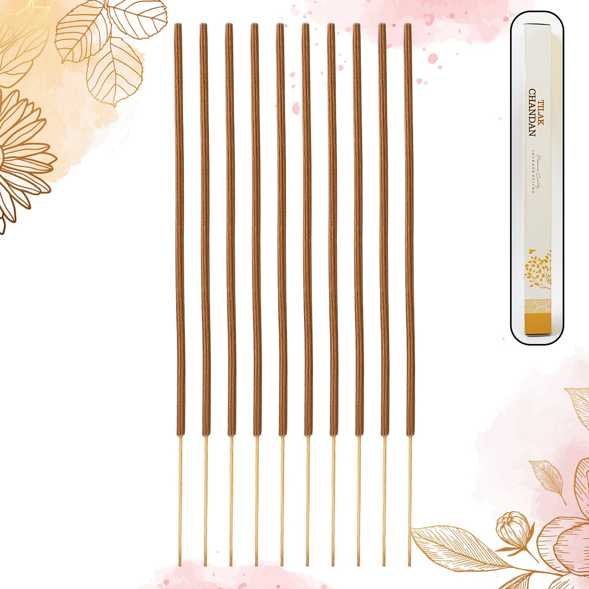 Display of several Styleva brown incense sticks packs for home and pooja, offering a variety of fragrances.