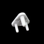 Pack of 100 Velva Baby safety socket covers for childproofing home.
