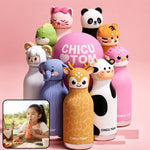 Kids stainless steel vacuum water bottle 450 ml with straw