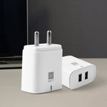 iBall dual USB wall charger with fast charging ports