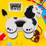 Pull along toddler toy with attractive puppy dog design for kids