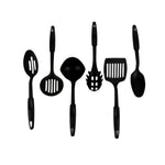 Lifestyle shot featuring the versatile non-stick cooking tools in use.