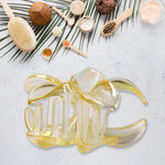 Firm grip hair clamp for face washing and styling routines