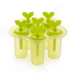Flexible plastic mold for creating various frozen treats.
