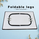 Compact Foldable Study Table shown folded for easy storage.
