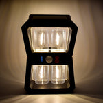 Diagram illustrating the easy installation process of the solar wall light.