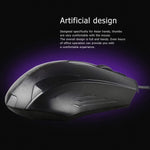 Modern wired optical mouse designed for enhanced productivity and precision.