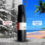 ThermoFlow vacuum insulated water bottle for stable temperature controlling use