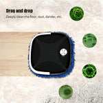 smart floor cleaning robot showing its compact design