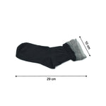 Close-up of skin-friendly ankle socks with cushioned support.
