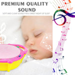 Side angle of the Flash Drum Toy, showcasing its musical and light-up features for toddlers.