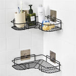 5-in-1 Bathroom Wall Organiser Combo – Storage Shelves, Wire Rack & Whale Soap Holder