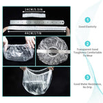 Travel-friendly individually wrapped bath caps for on-the-go convenience.
