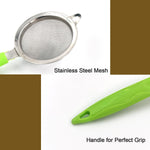 High-quality stainless steel mesh filter for brewing beverages.